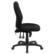 Alt View 16. Alamont Home - Brandy Contemporary Fabric Swivel Office Chair - Black.