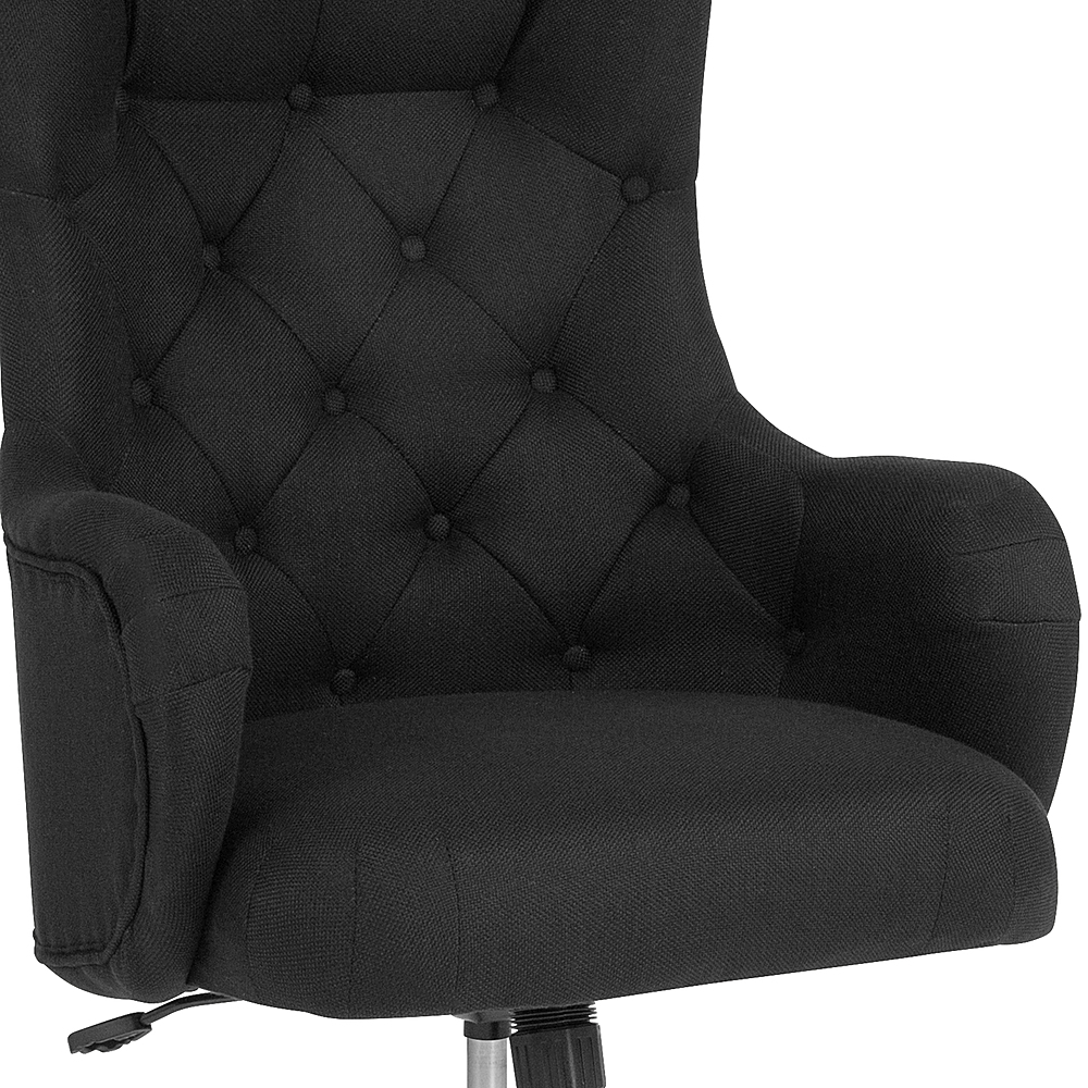 Flash Furniture Le-B-B-T-Mon-Gg Tufted Black Dining Chair