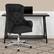 Alt View 12. Alamont Home - Chambord Transitional Fabric Executive Swivel Office Chair - Black Fabric.