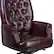 Alt View 15. Alamont Home - Hansel Traditional Leather/Faux Leather Executive Swivel Office Chair - Burgundy.