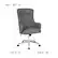 Alt View 13. Alamont Home - Chambord Transitional Fabric Executive Swivel Office Chair - Blue Fabric.