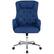 Alt View 11. Alamont Home - Chambord Transitional Fabric Executive Swivel Office Chair - Blue Fabric.