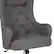Alt View 15. Alamont Home - Chambord Transitional Fabric Executive Swivel Office Chair - Dark Gray Fabric.