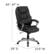 Alt View 13. Alamont Home - Contemporary Leather/Faux Leather Swivel Office Chair - Black.