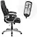 Alt View 16. Alamont Home - Contemporary Leather/Faux Leather Swivel Office Chair - Black.