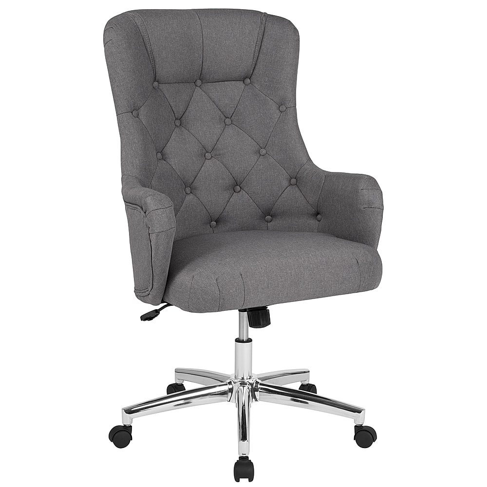 Best Buy Flash Furniture Chambord Transitional Fabric Executive Swivel