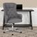 Alt View 12. Alamont Home - Chambord Transitional Fabric Executive Swivel Office Chair - Light Gray Fabric.