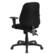 Alt View 13. Alamont Home - Wade Contemporary Fabric Swivel Office Chair - Black.