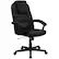 Front. Alamont Home - Hansel Contemporary Leather/Faux Leather Executive Swivel Office Chair - Black.