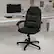 Alt View 12. Alamont Home - Hansel Contemporary Leather/Faux Leather Executive Swivel Office Chair - Black.