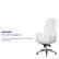 Alt View 38. Alamont Home - Hansel Traditional High Back Tufted White LeatherSoft Multifunction Ergonomic Office Chair w/Arms - White.