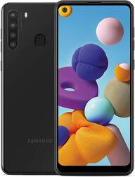 Samsung - Pre-Owned Excellent Galaxy A21 32GB (Unlocked) - Black - Front_Zoom