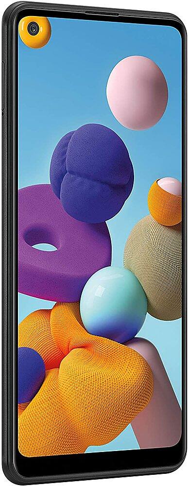 Alt View 1. Samsung - Pre-Owned Galaxy A21 32GB (Unlocked) - Black.