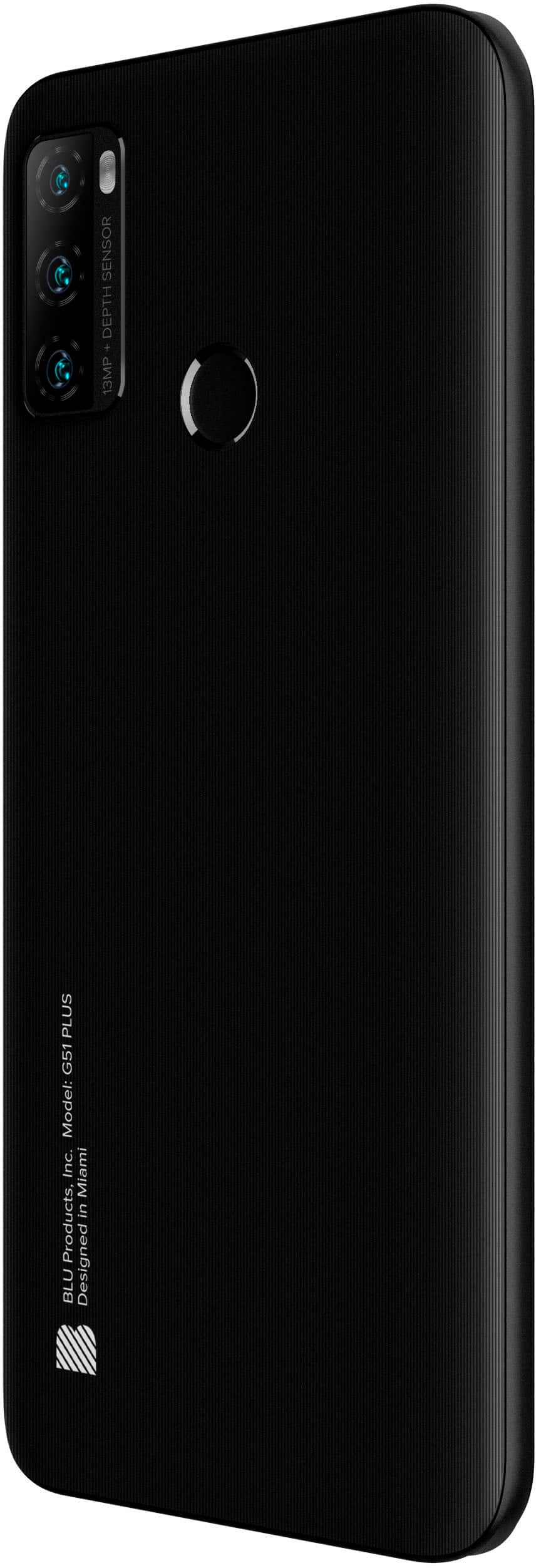 Angle View: BLU - G51 Plus 64GB (Unlocked) - Black