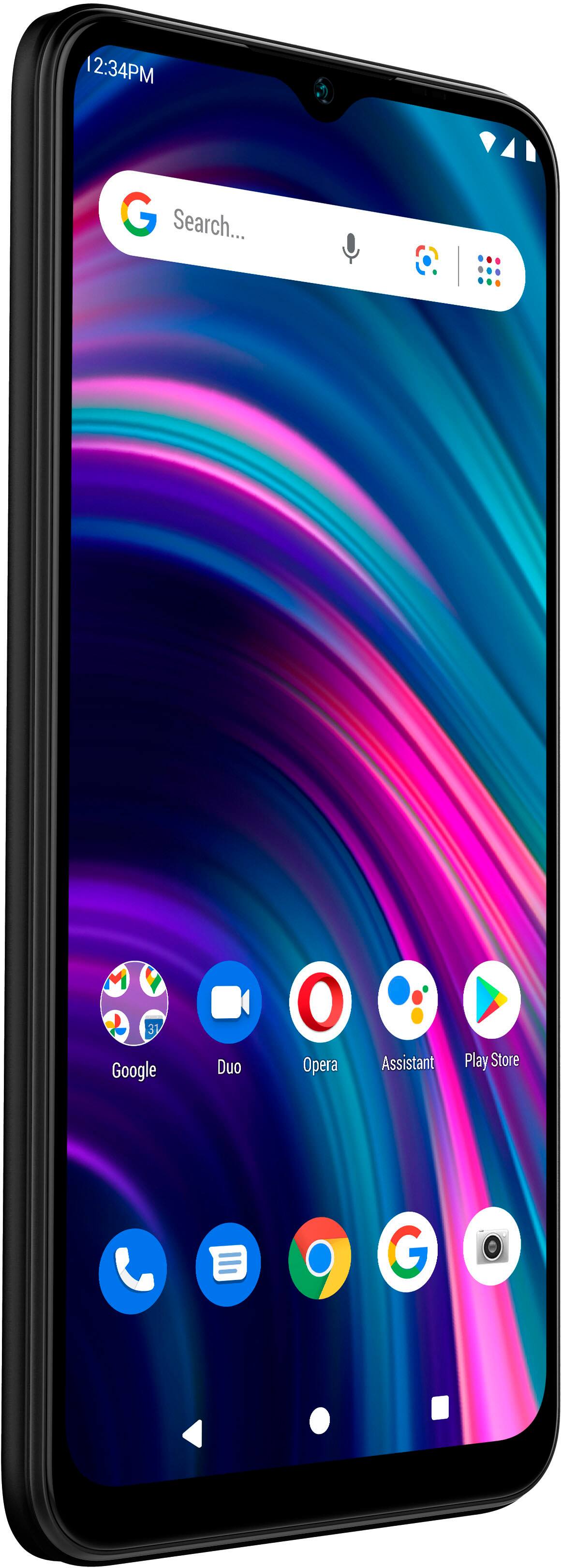 Left View: BLU - G51 Plus 64GB (Unlocked) - Black