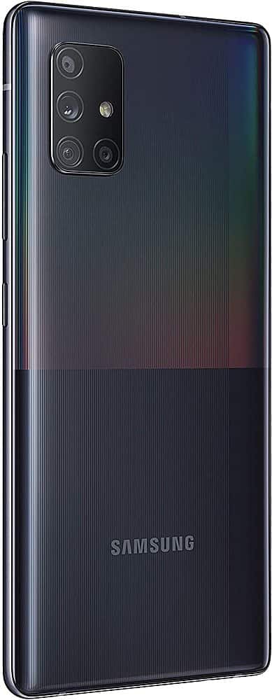 Alt View 1. Samsung - Pre-Owned Galaxy A71 5G 128GB (Unlocked) - Prism Cube Black.