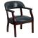 Front. Alamont Home - Diamond Traditional Vinyl Side Chair - Upholstered - Navy Vinyl.