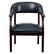 Alt View 11. Alamont Home - Diamond Traditional Vinyl Side Chair - Upholstered - Navy Vinyl.