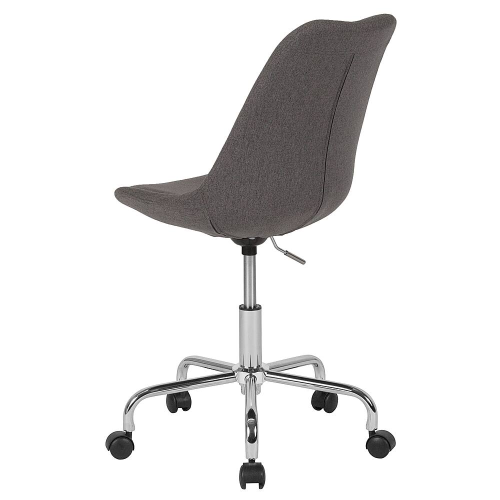 Alt View 14. Alamont Home - Aurora Series Contemporary Fabric Swivel Office Chair - Dark Gray.