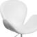 Alt View 17. Alamont Home - Hercules Trestron Series Contemporary Leather/Faux Leather Side Chair - Upholstered - White.