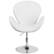 Alt View 11. Alamont Home - Hercules Trestron Series Contemporary Leather/Faux Leather Side Chair - Upholstered - White.