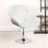 Alt View 12. Alamont Home - Hercules Trestron Series Contemporary Leather/Faux Leather Side Chair - Upholstered - White.
