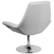 Alt View 14. Alamont Home - Hercules Sabrina Series Contemporary Leather/Faux Leather Side Chair - Upholstered - White.