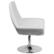 Alt View 16. Alamont Home - Hercules Sabrina Series Contemporary Leather/Faux Leather Side Chair - Upholstered - White.