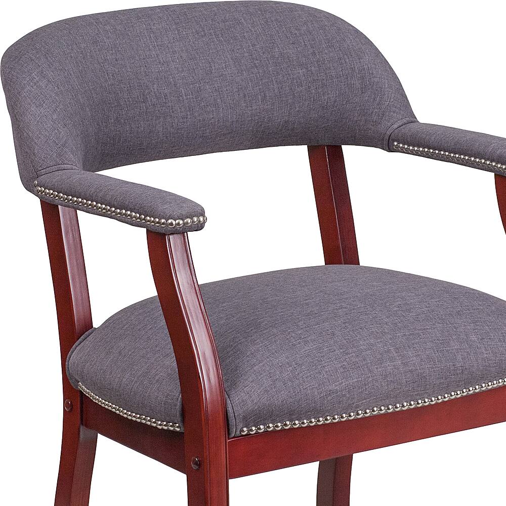 Alt View 17. Alamont Home - Diamond  Traditional Fabric Side Chair - Upholstered - Gray Fabric.