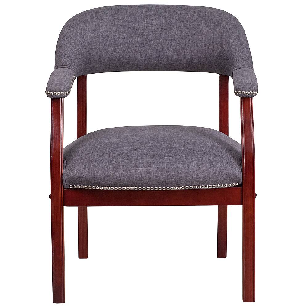 Alt View 11. Alamont Home - Diamond  Traditional Fabric Side Chair - Upholstered - Gray Fabric.