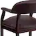 Alt View 17. Alamont Home - Diamond Traditional Leather/Faux Leather Side Chair - Upholstered - Burgundy LeatherSoft.