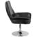 Alt View 13. Alamont Home - Hercules Sabrina Series Contemporary Leather/Faux Leather Side Chair - Upholstered - Black.
