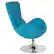 Alt View 16. Alamont Home - Egg Contemporary Fabric Accent Chair - Upholstered - Aqua Fabric.