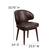 Alt View 13. Alamont Home - Comfort Back Contemporary Leather/Faux Leather Side Chair - Upholstered - Brown LeatherSoft.