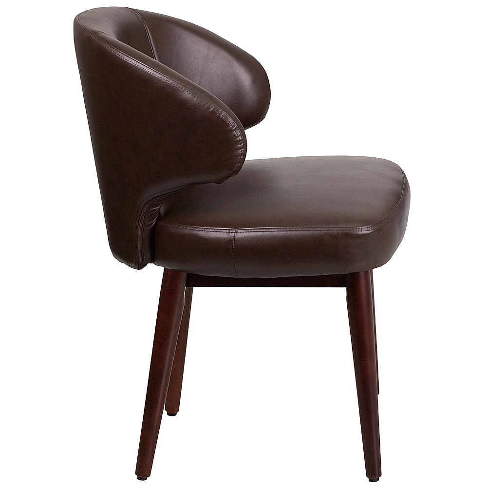 comfortable faux leather chair