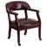 Front. Alamont Home - Sarah Traditional Vinyl Side Chair - Upholstered - Oxblood Vinyl.