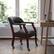 Alt View 12. Alamont Home - Diamond Traditional Leather/Faux Leather Side Chair - Upholstered - Black LeatherSoft.