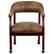 Alt View 11. Alamont Home - Sarah Traditional Fabric Side Chair - Upholstered - Bomber Jacket Brown Microfiber.