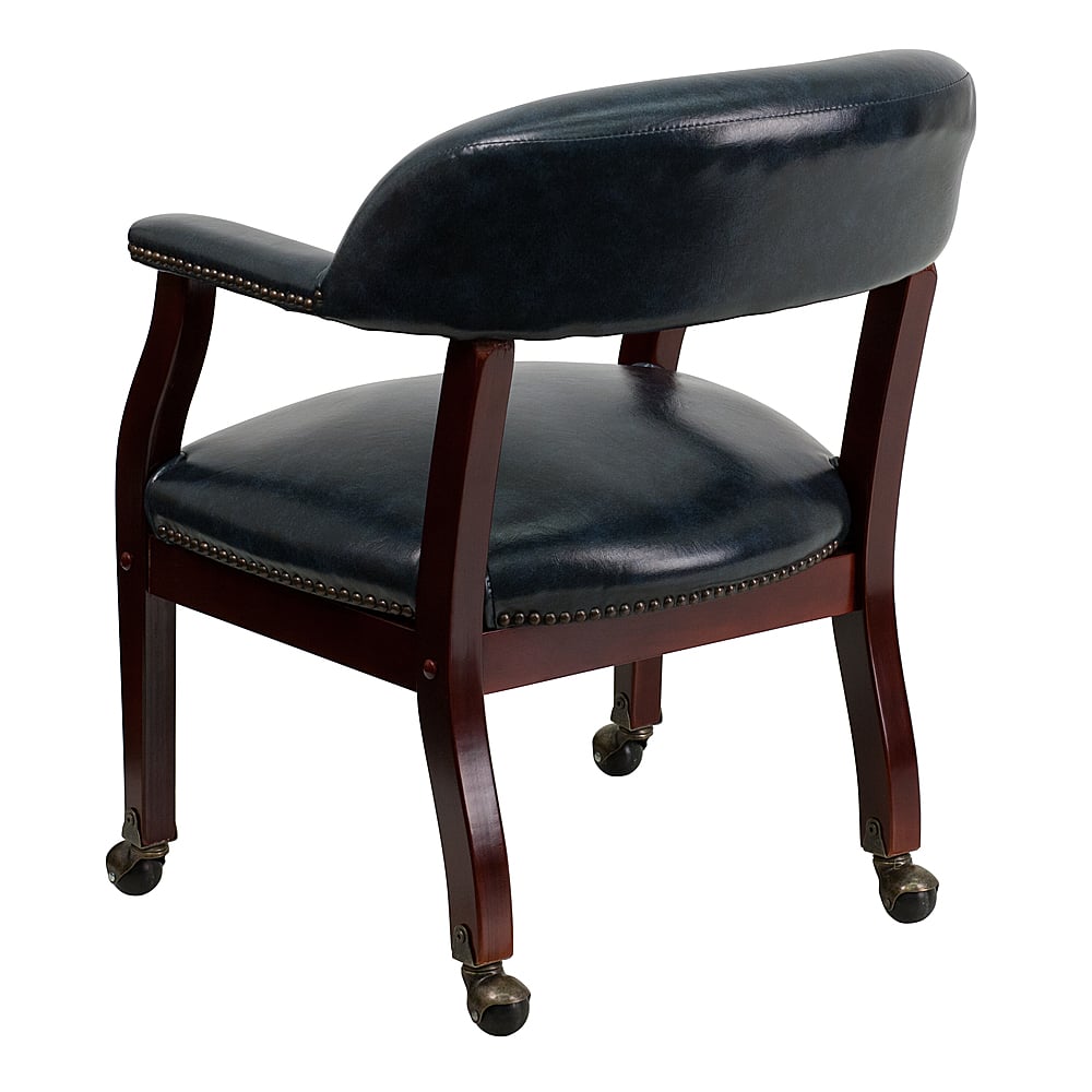 Best Buy: Alamont Home Sarah Traditional Vinyl Side Chair Upholstered ...