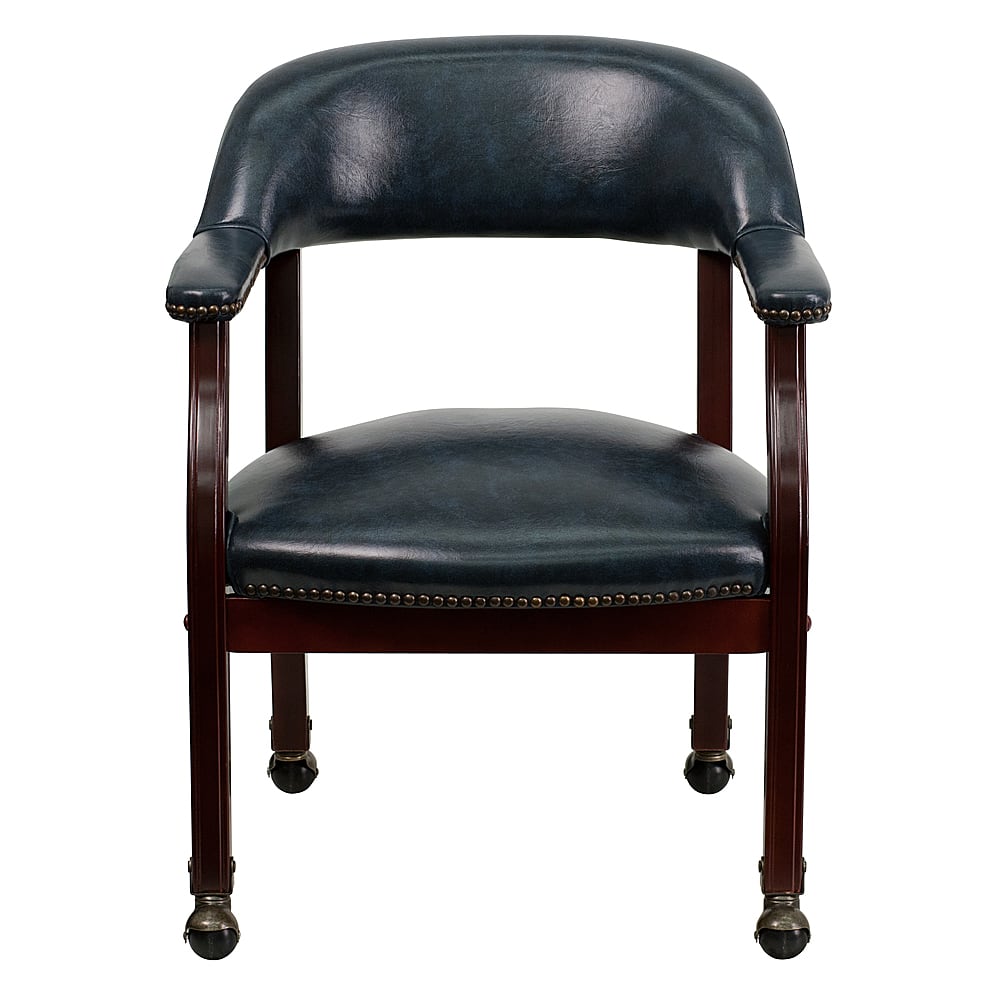 Best Buy: Alamont Home Sarah Traditional Vinyl Side Chair Upholstered ...