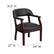 Alt View 13. Alamont Home - Diamond Traditional Vinyl Side Chair - Upholstered - Black Vinyl.
