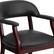 Alt View 15. Alamont Home - Diamond Traditional Vinyl Side Chair - Upholstered - Black Vinyl.
