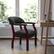 Alt View 12. Alamont Home - Diamond Traditional Vinyl Side Chair - Upholstered - Black Vinyl.