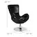Alt View 13. Alamont Home - Egg Contemporary Leather/Faux Leather Accent Chair - Upholstered - Black LeatherSoft.