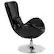 Alt View 16. Alamont Home - Egg Contemporary Leather/Faux Leather Accent Chair - Upholstered - Black LeatherSoft.