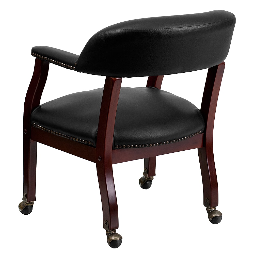 Best Buy: Alamont Home Sarah Traditional Vinyl Side Chair Upholstered ...