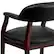 Alt View 15. Alamont Home - Sarah Traditional Vinyl Side Chair - Upholstered - Black Vinyl.