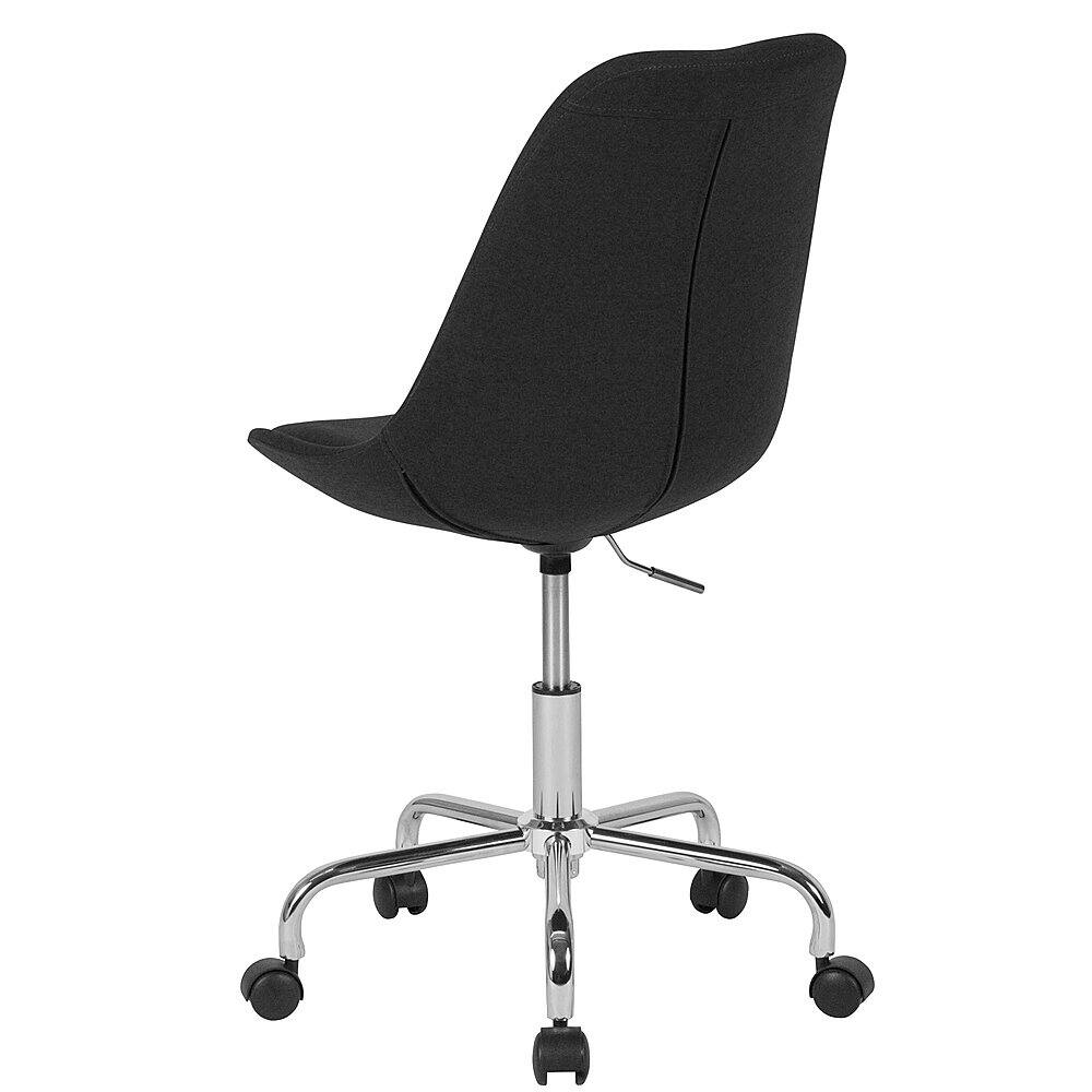 Alt View 14. Alamont Home - Aurora Series Contemporary Fabric Swivel Office Chair - Black.