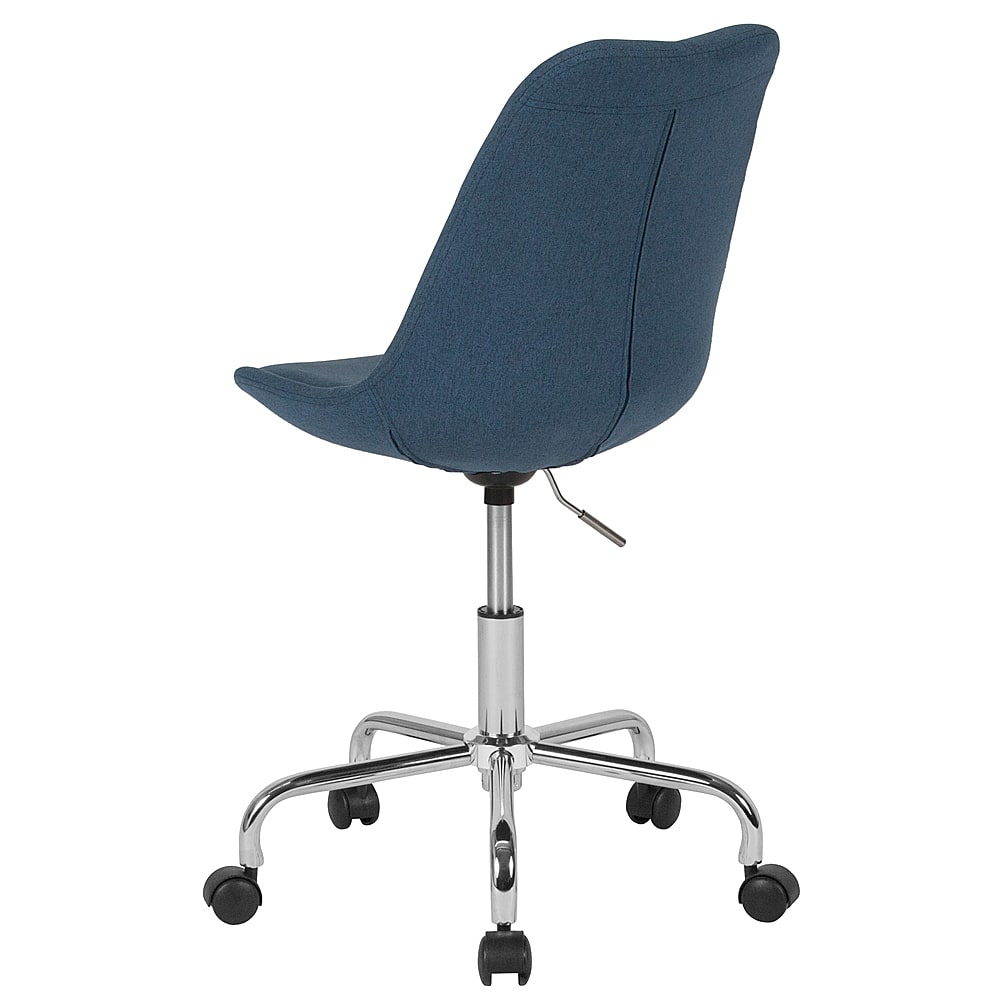 Alt View 14. Alamont Home - Aurora Series Contemporary Fabric Swivel Office Chair - Blue.