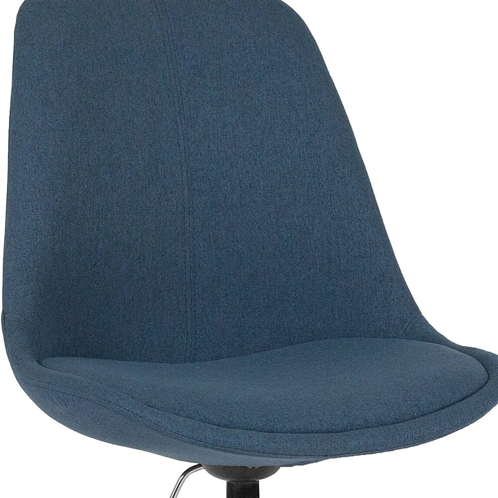 Alt View 15. Alamont Home - Aurora Series Contemporary Fabric Swivel Office Chair - Blue.